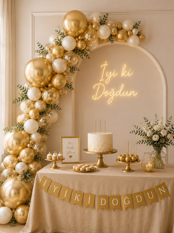 Krom Jumbo Balon Gold Parti Balonu 18 inc 45 cm 25'li - Krom Balon | Parti Adresi
