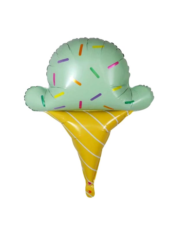 Külah Dondurma Folyo Balon Mint Yeşili Parti Balonu 26inc 66 cm