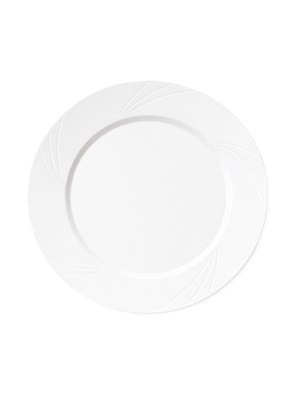 Lüks Plastik Mika Tabak 6'lı 26 Cm Beyaz - Lüks Plastik Tabaklar | Parti Adresi
