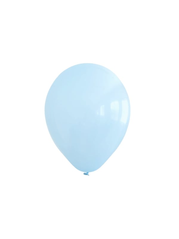 Makaron Bebek Mavi Balon 12 inc 100'lü - Makaron Balon | Parti Adresi