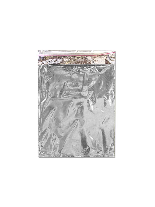 Metalize Bantlı Poşet 15X25 Cm Gümüş