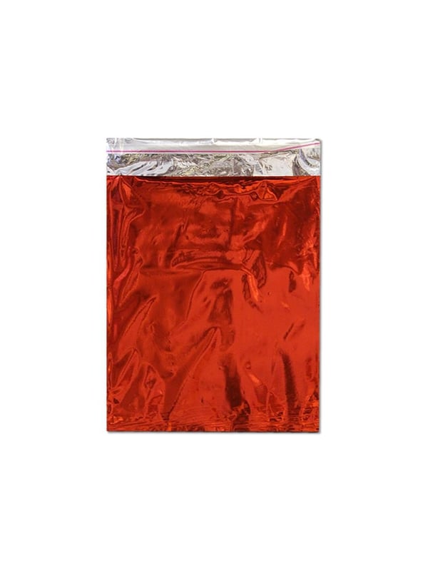 Metalize Bantlı Poşet 30X35 Cm Kırmızı