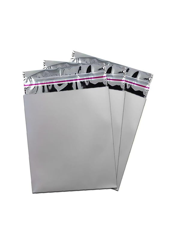 Metalize Poşet Lüks 25X35 Cm 50'Li Gümüş