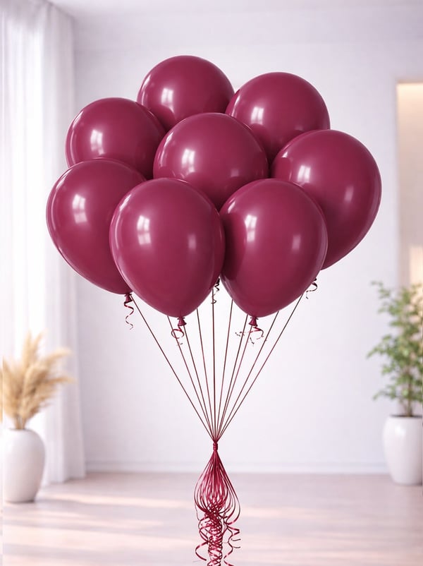Mürdüm Balon 10'Lu 12'' - Retro Balon | Parti Adresi