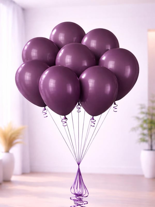 Mürdüm Balon 12 inc 100'lü - Lateks Balonlar | Parti Adresi