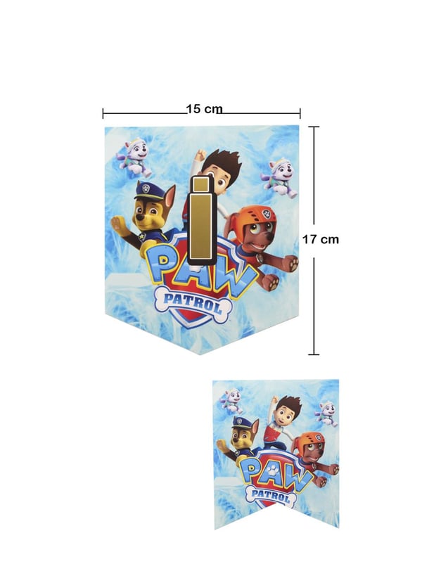 Paw Patrol Temalı İyi Ki Doğdun Banner – Erkek Çocuk Doğum Günü Dekoru - Paw Patrol | Parti Adresi