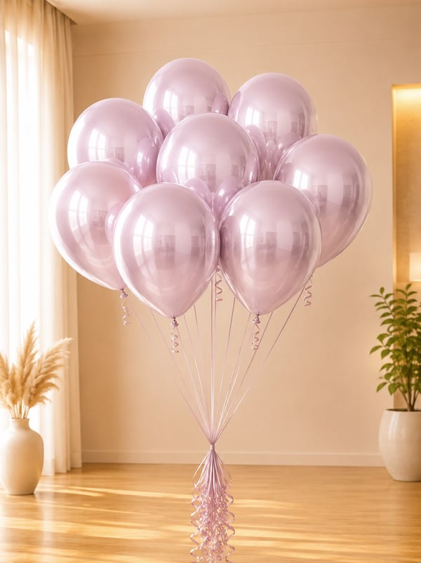 Pembe Altın Krom Balon 12 inc 50'li - Krom Balon | Parti Adresi