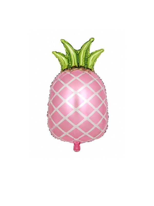 Pembe Ananas Folyo Balon – Tropikal Yaz Partisi Dekorasyonu 60 cm - Parti Balonu | Parti Adresi