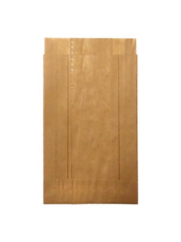 Pencereli Şamua Kraft Kese Kağıdı 15X27 Cm 100'lü