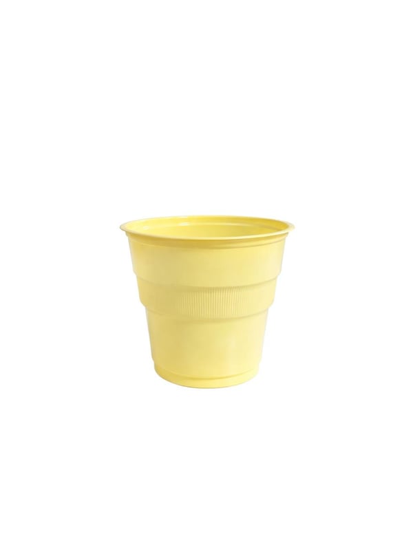 Plastik Bardak Krem Renk 25'Li - Plastik Bardaklar | Parti Adresi