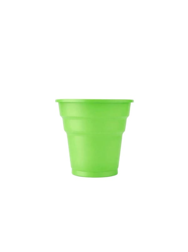 Plastik Bardak Yeşil Renk 25'Li - Plastik Bardaklar | Parti Adresi