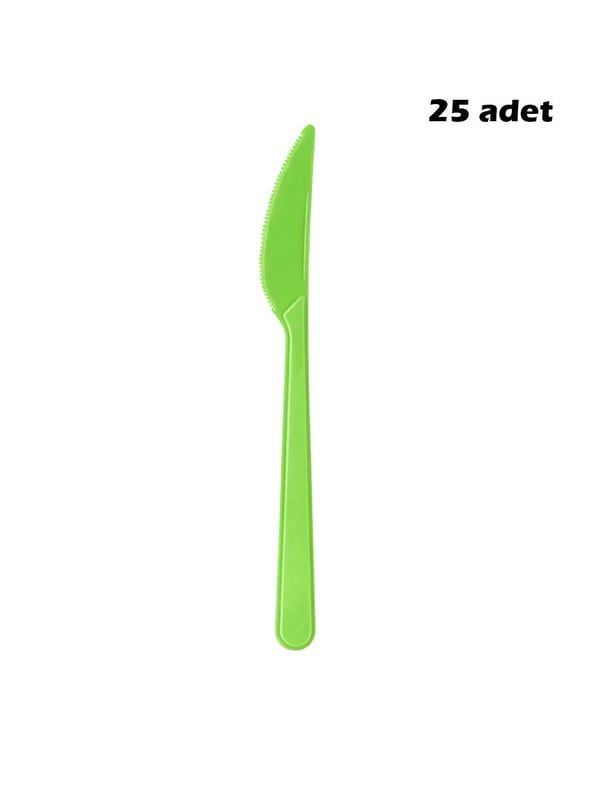 Plastik Bıçak Açık Yeşil 25'Li - Çatal & Kaşık & Bıçak | Parti Adresi