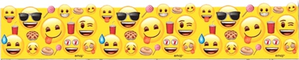 PLASTİK MASA ÖRTÜSÜ EMOJİ DÜNYASI