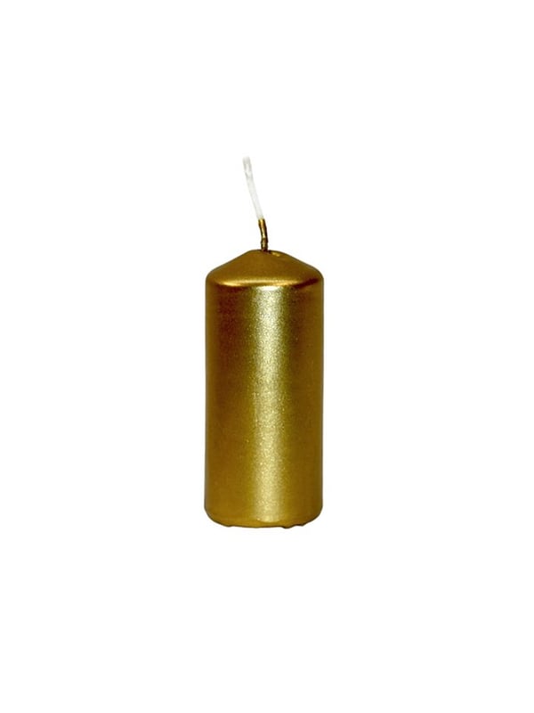 Silidir Mum Altın 3.5 × 8 Cm