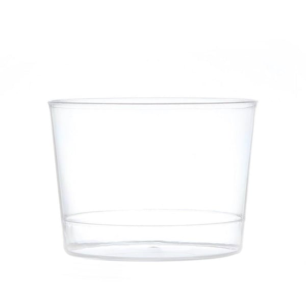 Silindir Kristal Kap Tatlı Kasesi Şeffaf 250 Ml 30'lu 