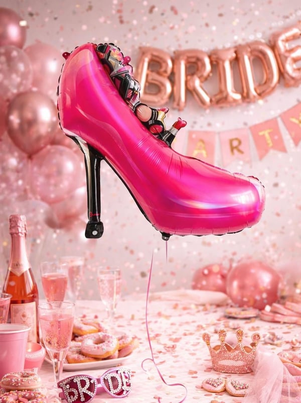 Stiletto Topuklu Ayakkabı Folyo Balon – Bekarlığa Veda & Doğum Günü 84 cm - Parti Balonu | Parti Adresi