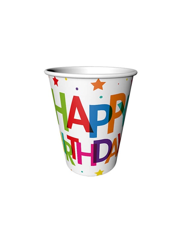 Süperstar Happy Birthday Bardak