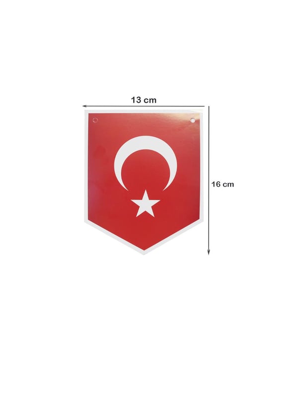 Türk Bayraklı Flama Banner Süsü  – Milli Bayram Okul Sınıf Süsleme - Milli Bayram Süsleri | Parti Adresi