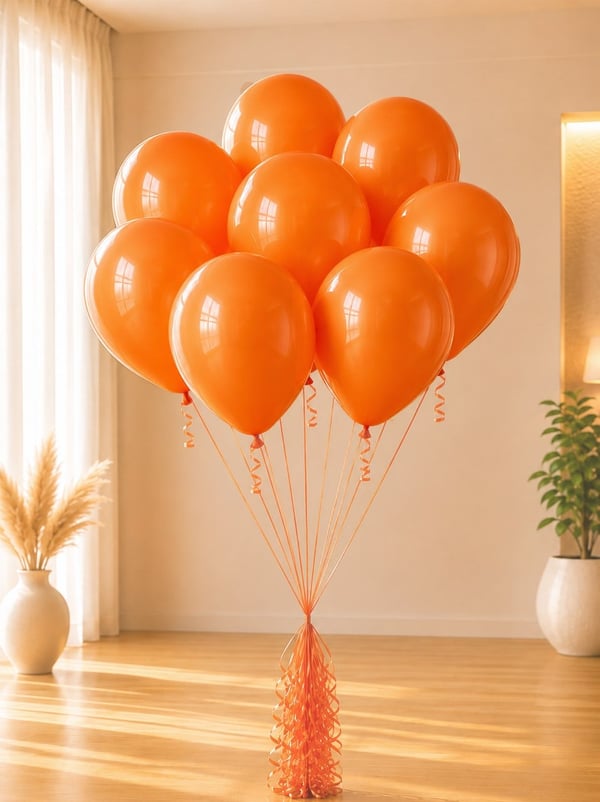 Turuncu Balon 10'Lu 12