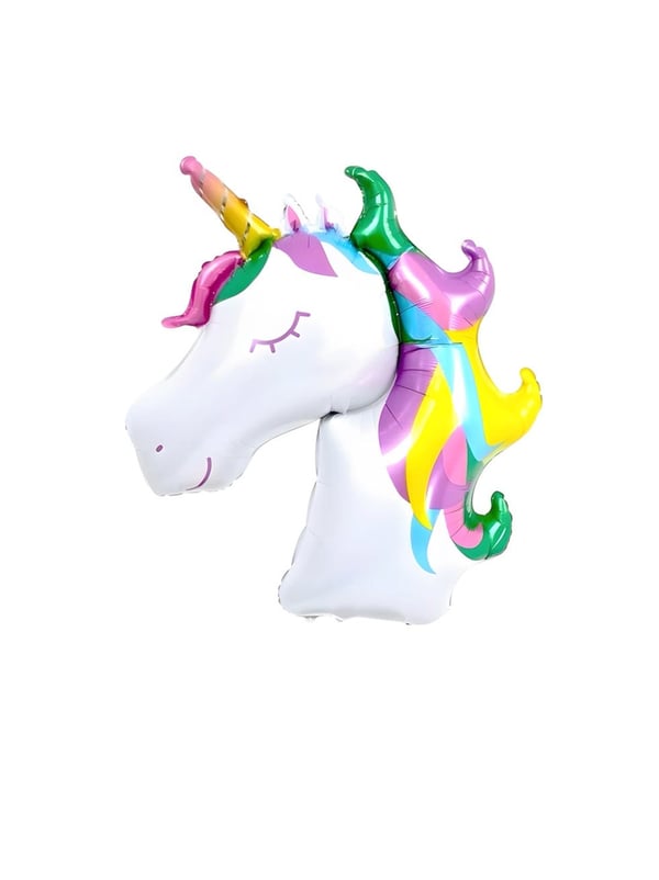 Unicorn Kafa Folyo Balon 92X104 Cm - Parti Balonu | Parti Adresi
