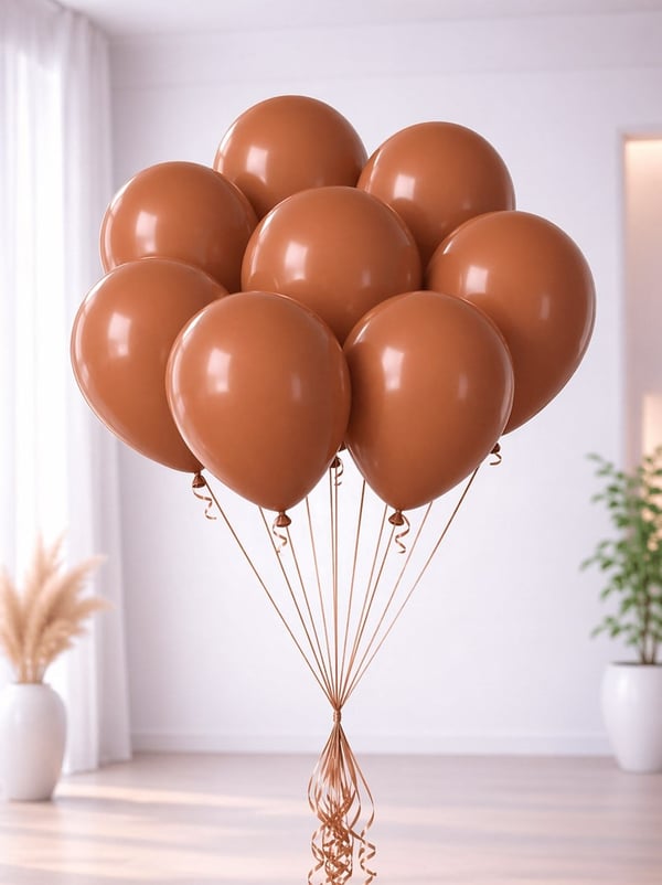 Yanık Turuncu Retro Balon 12 inc 100'lü - Retro Balon | Parti Adresi