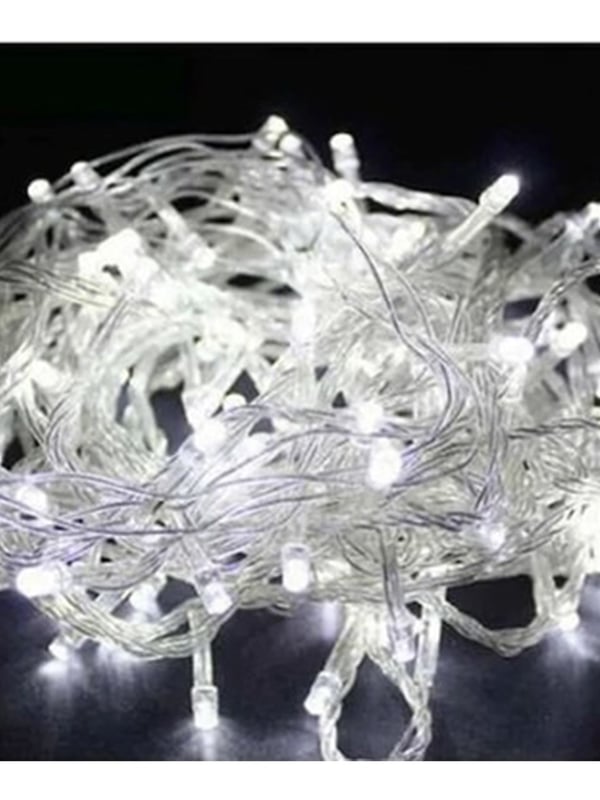 Yılbaşı Led Işık 100 Ampul Fonksiyonlu Beyaz
