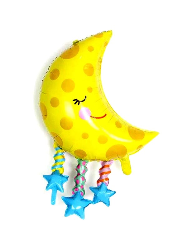 Yıldızlı Ay Dede Folyo Balon 36