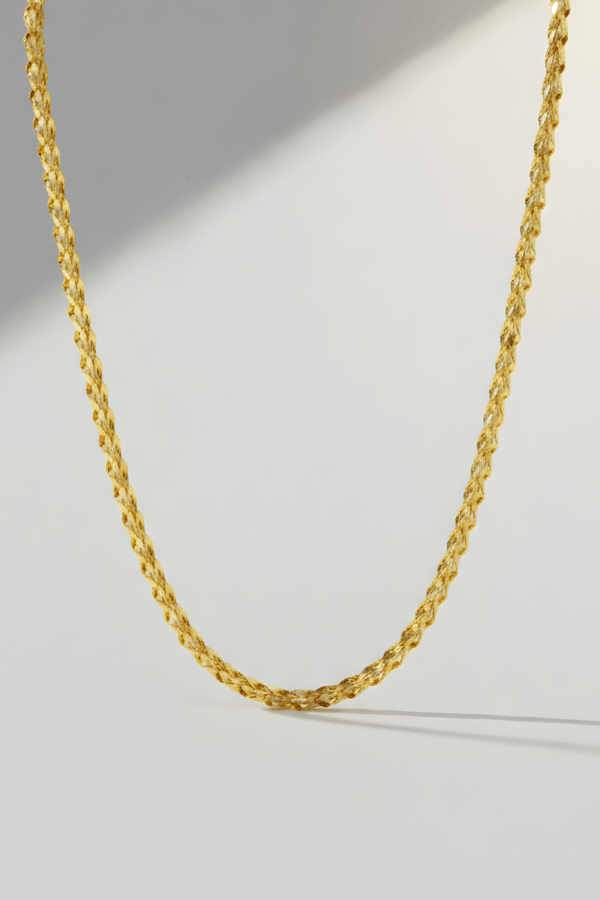 Gold Sequin Necklace