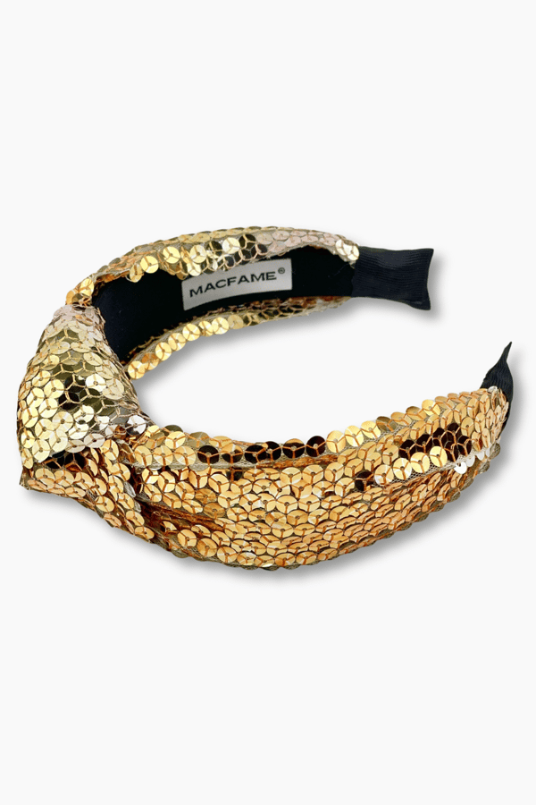Gold Sequin Headband