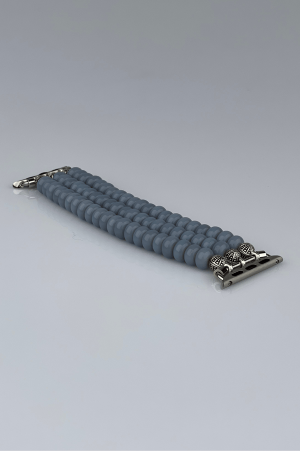 Apple Watch Boncuk Kordon - Lila