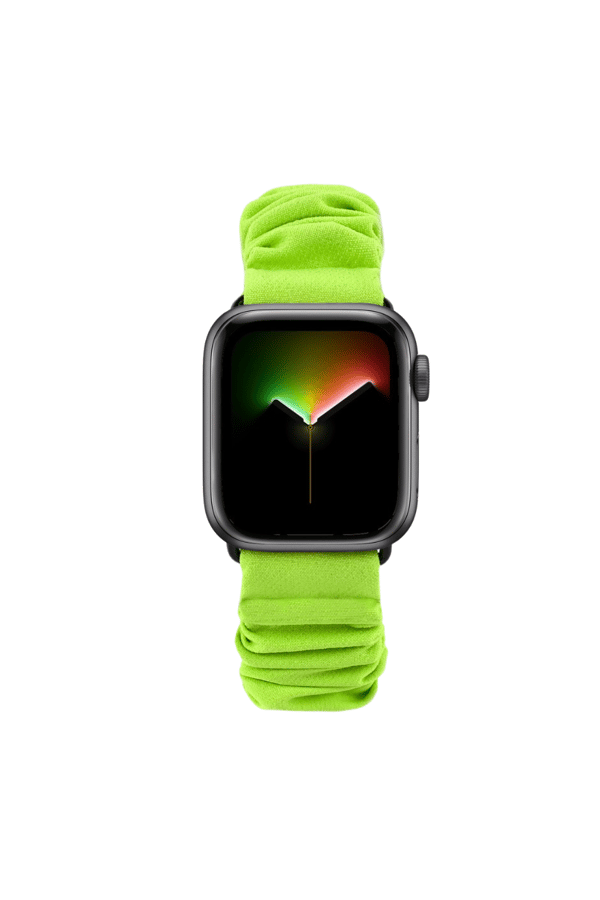 Scrunchie Apple Watch Band Neon Green