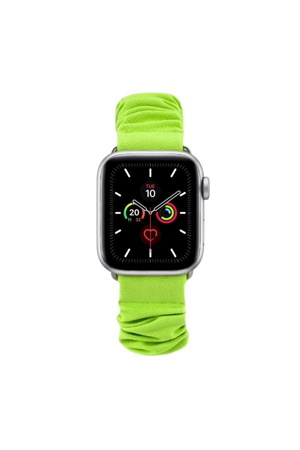 Scrunchie Apple Watch Band Neon Green