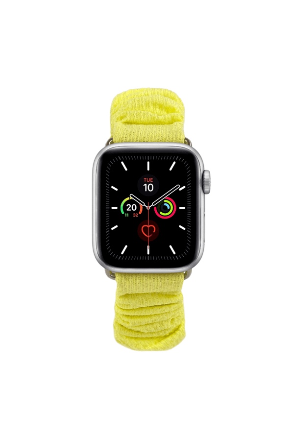 Scrunchie Apple Watch Band Yellow