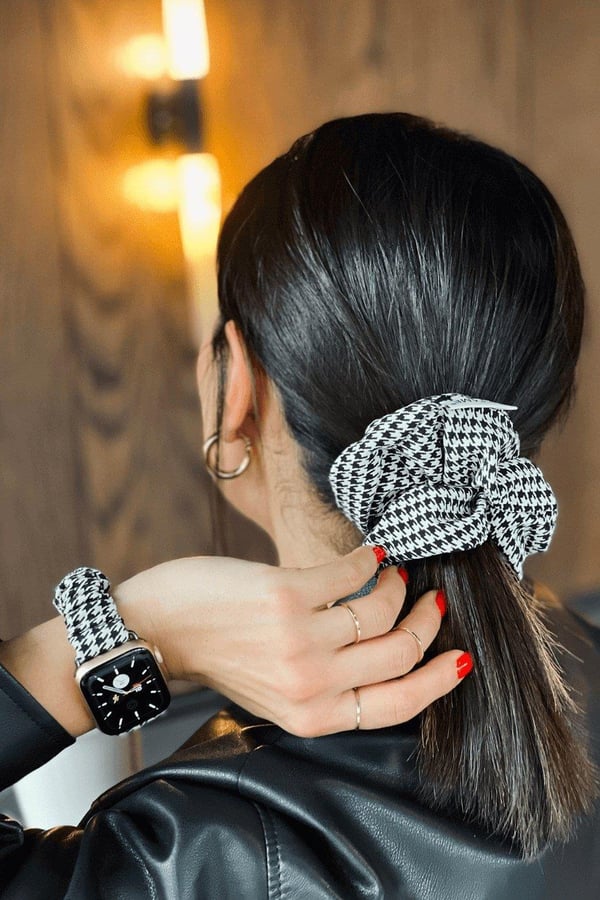 Scrunchie Apple Watch Band Crowbar - with Scrunchie