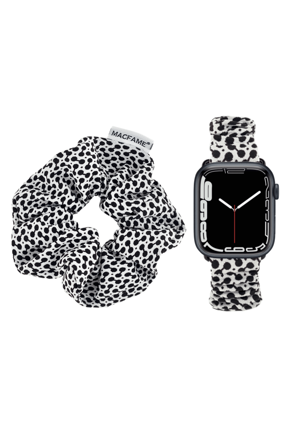 Scrunchie Apple Watch Band Polka Dot - with Scrunchie