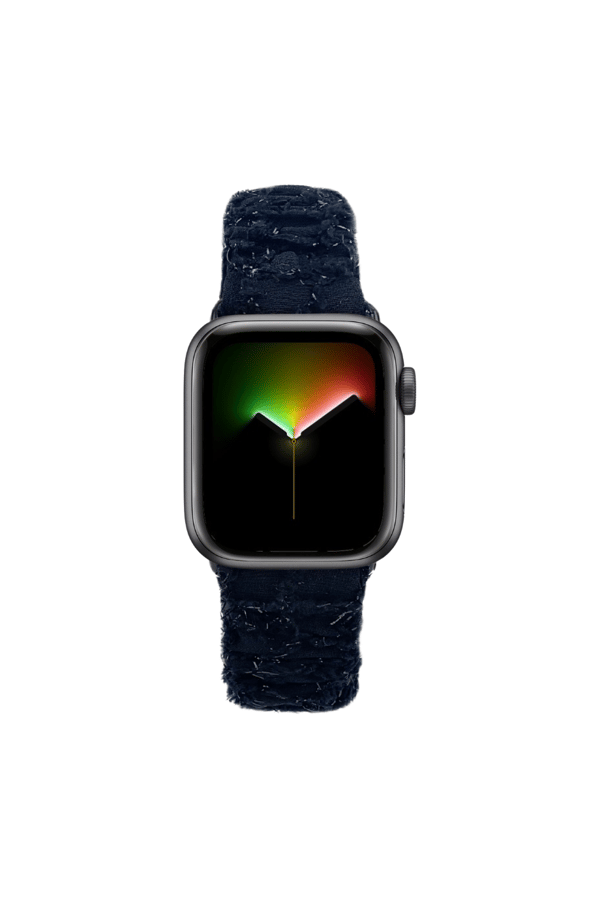 Scrunchie Apple Watch Band Black Tulle