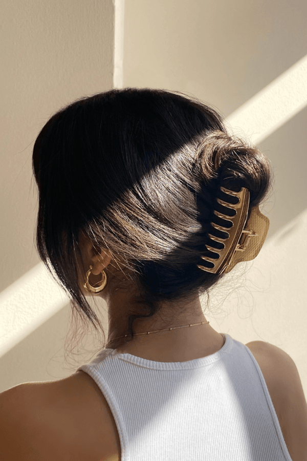 Claw Hair Clip Gold