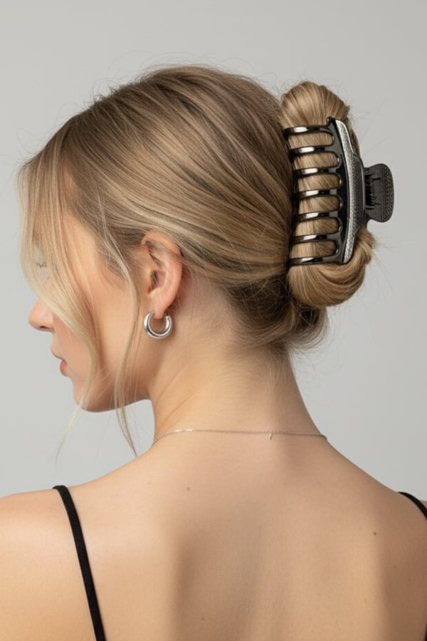 Claw Hair Clip Metallic