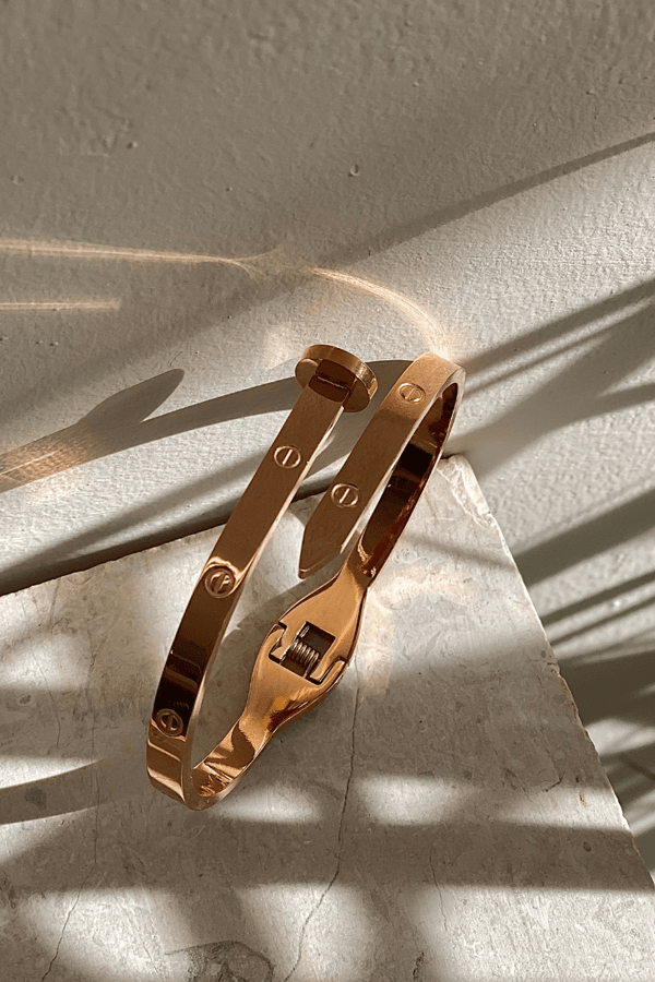 Style Hinge Bangle Bronze