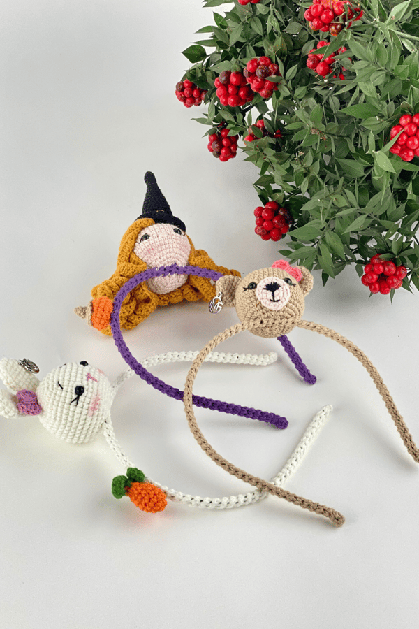 Amigurumi Örgü Çocuk Taç Modelleri