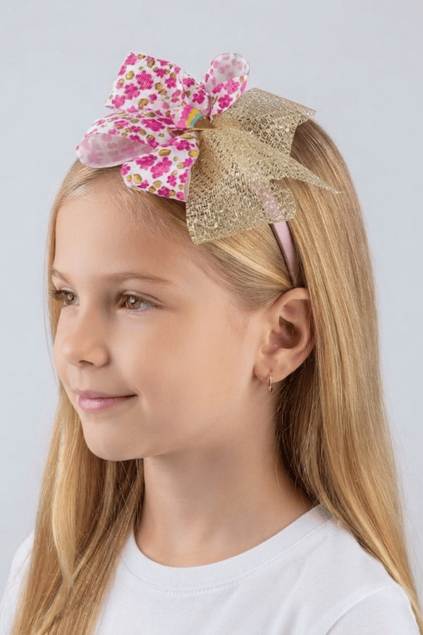 Macfame Ice Cream Figured Ribbed Kids Buckle Set Pink