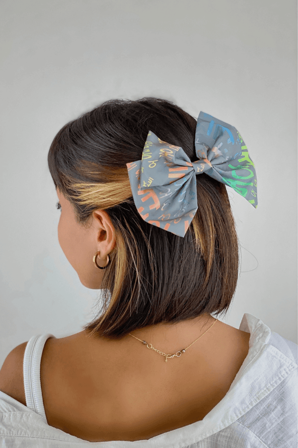 Bow Barrette Colorful