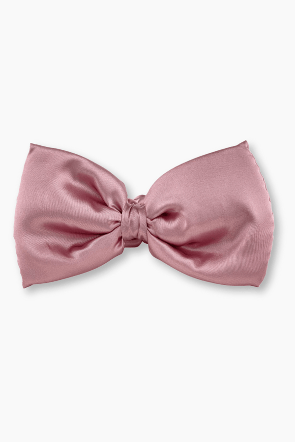 Big Bow Satin Scrunchie Lilac