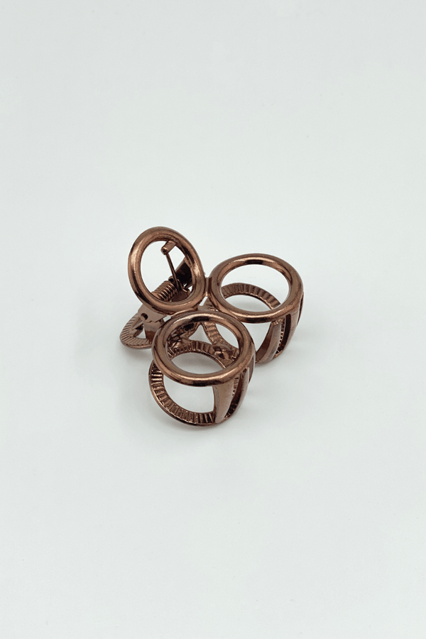 Small Claw Hair Clip Copper