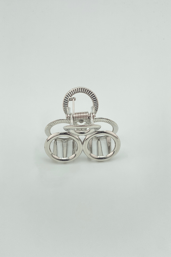 Small Claw Hair Clip Silver