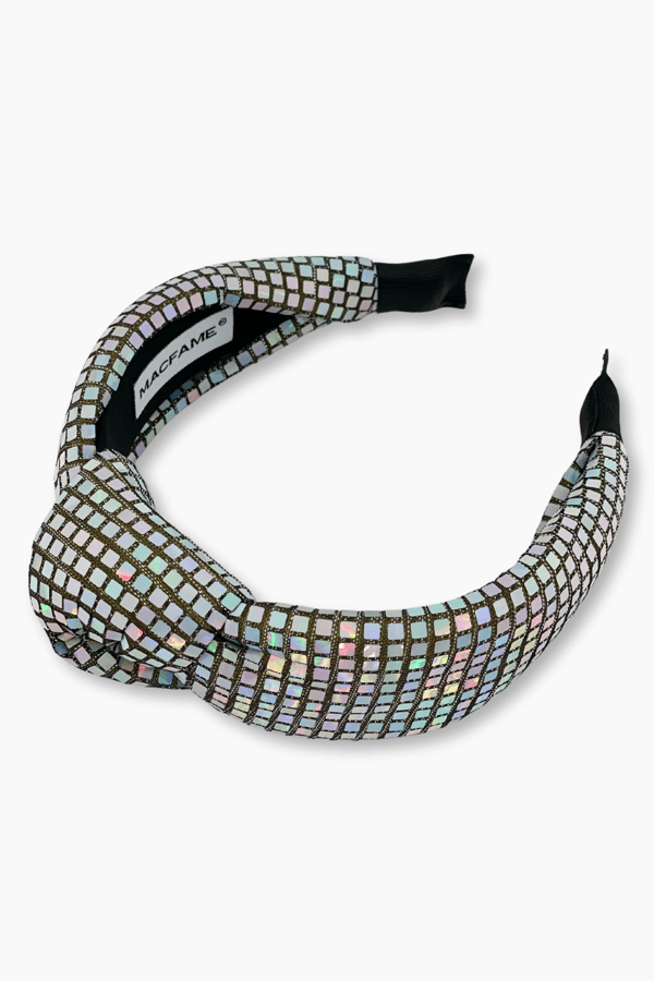 Hologram Square Sequin Padded Headband