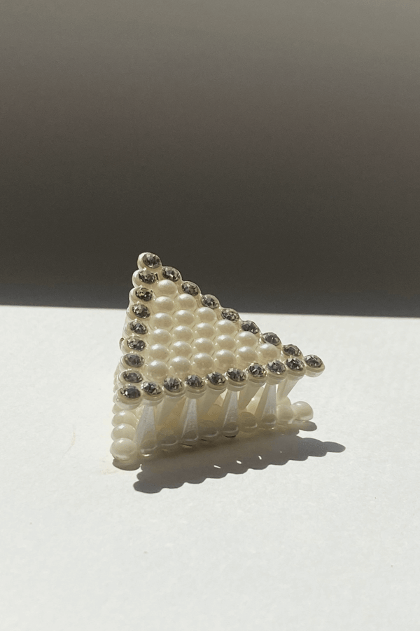 Pearl Stone Hair Clip
