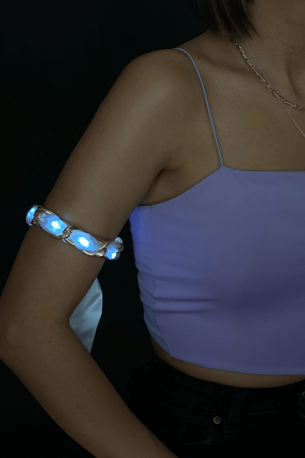 Light Up Necklace White