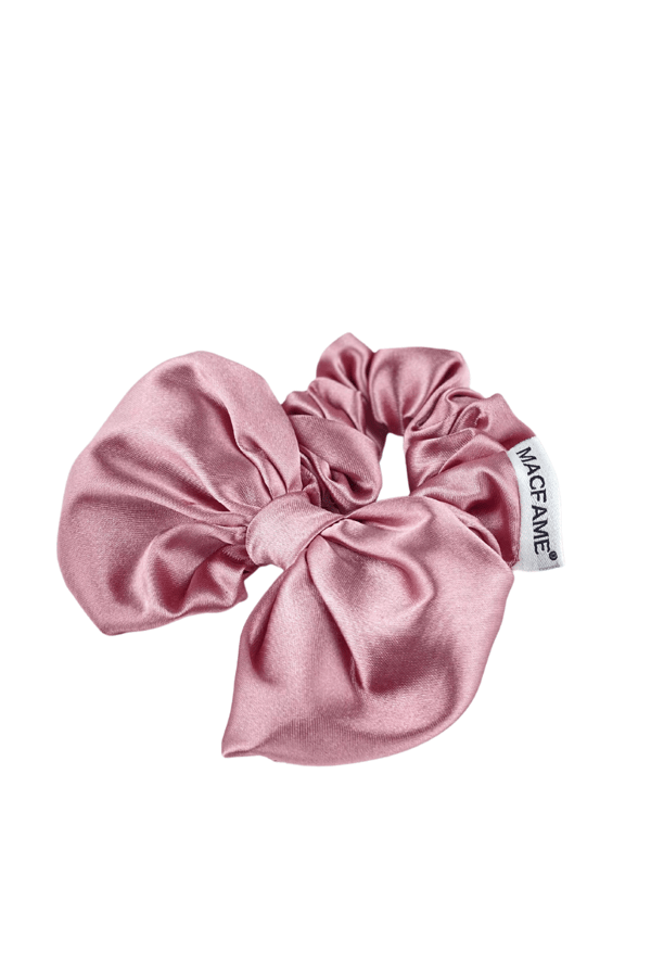 Light Up Bow Scrunchie Powder