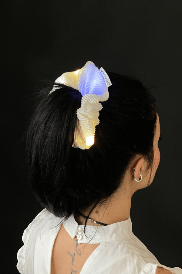 Light Up Scrunchie White